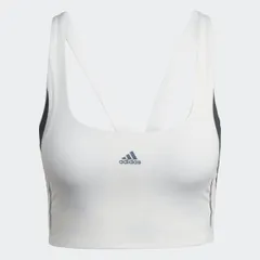 Áo Bra Thể Thao Adidas Powerimpact Luxe Hỗ Trợ Trung Cấp - Chất Liệu Co Giãn, Thấm Hút Mồ Hôi, Màu Trắng Sành Điệu cho Nữ