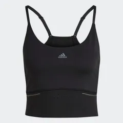 Áo Tank Top Lửng Adidas Hiit 45 Seconds HK4717 - Đen ôm vừa, Thoáng khí, Đồ Tập Gym Nữ, Lưu Ý Thể Thao Mệt Mỏi