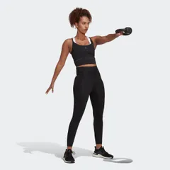 Áo Tank Top Lửng Adidas Hiit 45 Seconds HK4717 - Đen ôm vừa, Thoáng khí, Đồ Tập Gym Nữ, Lưu Ý Thể Thao Mệt Mỏi