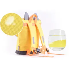 Balo Vải Konig Kids Nắp Gập Hình Cáo Vàng - Balo Đáng Yêu Cho Bé Đi Học, Đi Chơi - Chất Liệu Chống Thấm Nước, Thiết Kế Dễ Thương