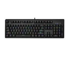 Bàn phím cơ E-Dra EK3104 RGB Led - Thiết kế Tối Giản 104 Phím Chất Liệu Nhựa ABS, Kết Nối USB Type-C, Đèn Rainbow Led