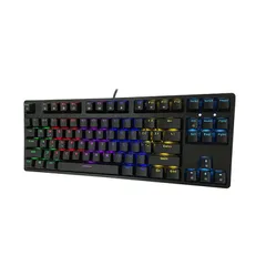 Bàn phím cơ E-Dra EK387L RGB Type C - 87 phím nhỏ gọn, LED Rainbow, lý tưởng cho văn phòng và gaming