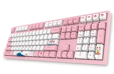 Bàn phím cơ gaming Akko 3108 World Tour Tokyo V2 - Thiết kế Fullsize 108 phím, Kết nối USB Type-C, Switch Akko Blue/Orange/Pink