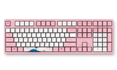Bàn phím cơ gaming Akko 3108 World Tour Tokyo V2 - Thiết kế Fullsize 108 phím, Kết nối USB Type-C, Switch Akko Blue/Orange/Pink