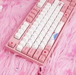 Bàn phím cơ gaming Akko 3108 World Tour Tokyo V2 - Thiết kế Fullsize 108 phím, Kết nối USB Type-C, Switch Akko Blue/Orange/Pink