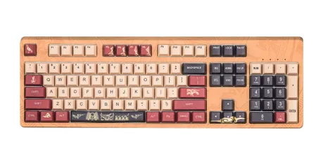 Bàn Phím Cơ Gaming Edra EK3104 Lạc Hồng 104 Phím USB Type C - Thiết Kế Cổ Điển, Phản Xạ Nhanh Dành Cho Game Thủ