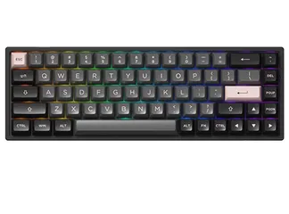 Bàn phím cơ không dây Akko 3068B - Bluetooth 5.0, Wireless 2.4Ghz, Hotswap 68 phím sáng RGB, nhẹ, bền, tối ưu cho game và văn phòng