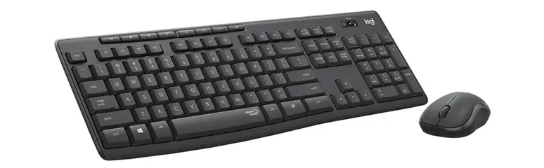 Bộ Bàn Phím + Chuột Không Dây Logitech MK295 Silent - Công Nghệ Giảm Tiếng Ồn, Kết Nối 2.4GHz, Phạm Vi 10m