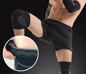 Bó Gối Thể Thao Bendu PK6001 - Đen, Vải Co Giãn 4 Chiều, Hỗ Trợ Bảo Vệ Đầu Gối, Dụng Cụ Thể Thao Cho Nam Nữ