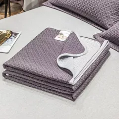 Chăn Thun Xốp Hai Mặt Họa Tiết Tổ Ong - Mềm êm, Siêu Nhẹ, Kích Cỡ 2mx2m3, Thời Trang Nhiều Màu Sắc