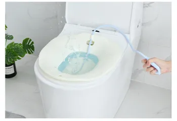 Chậu Xông Vùng Kín Sau Sinh Gấp Gọn Kèm Vòi Xịt - Thiết Kế Tiện Lợi Cho Mẹ, Chất Liệu Cao Cấp, Giảm Viêm Nhiễm