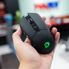 Chuột Không Dây Gaming DareU EM901 LED RGB, Pin Sạc - Thiết Kế Gọn Nhẹ, Công Nghệ 2.4GHz, DPI 800-6000, Phạm Vi 10m