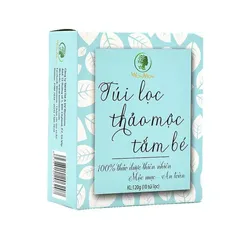 Combo 3 Hộp Túi Lọc Thảo Mộc Tắm Cho Bé Wonmom B002 - Chiết Xuất Tự Nhiên Giúp Làm Sạch, Mát Da Và Ngăn Ngừa Rôm Sảy
