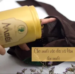Combo Đai Quấn Muối & Muối Thảo Dược Wonmom Giúp Giảm Mỡ Bụng Sau Sinh - An Toàn, Tự Nhiên, Hiệu Quả Cao