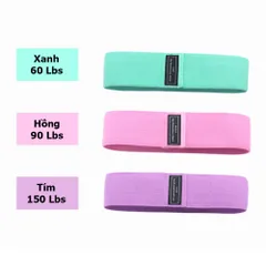 Bộ 3 Dây Kháng Lực Mini Band Vải Aolikes - Tập Chân Mông Hiệu Quả Cho Gymer, Dụng Cụ Thể Thao Tập Luyện Tại Nhà