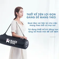 Đệm Ngủ Gấp Gọn NatureHike Black Dog - Đệm Cao Su Non với Gối Hơi Tiện Lợi, Thoải Mái, Dễ Dàng Vệ Sinh, Mẫu Mới Thanh Lịch