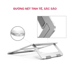 Giá Đỡ Laptop Tamayoko - Hợp Kim Nhôm Cao Cấp, Thiết Kế Thông Minh Cho Macbook và Máy Tính Xách Tay - Bền Bỉ, Sang Trọng