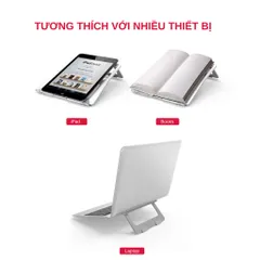 Giá Đỡ Laptop Tamayoko - Hợp Kim Nhôm Cao Cấp, Thiết Kế Thông Minh Cho Macbook và Máy Tính Xách Tay - Bền Bỉ, Sang Trọng
