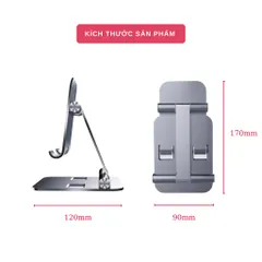 Giá Đỡ Máy Tính Bảng Tamayoko T002 - Giá Đỡ Điện Thoại Uốn Dẻo Bằng Hợp Kim Nhôm, Khe Cắm Sạc Tiện Lợi, Tương Thích Với iPad và Smartphone
