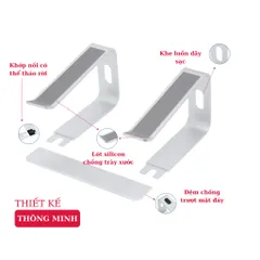 Giá Đỡ Laptop Hợp Kim Nhôm Tamayoko FS089 - Gọn Nhẹ, Tháo Rời, Tản Nhiệt Tốt Cho Laptop 10-17 Inch