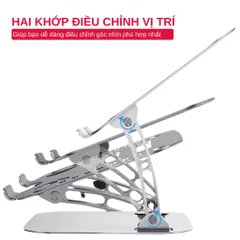 Giá Đỡ Máy Tính, Laptop Hợp Kim Nhôm Tamayoko FS-088 - Thiết Kế Công Thái Học, Chống Mỏi Cổ Vai, Phù Hợp Macbook 10-15.6 inch