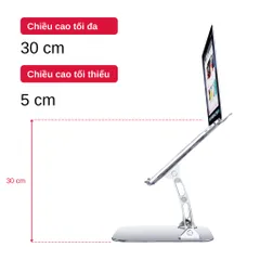 Giá Đỡ Máy Tính, Laptop Hợp Kim Nhôm Tamayoko FS-088 - Thiết Kế Công Thái Học, Chống Mỏi Cổ Vai, Phù Hợp Macbook 10-15.6 inch