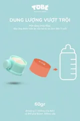 Hộp Chia Sữa 3 Tầng ToBé Ricard MS 3105 - Dung Tích 180g - Thiết Kế Thông Minh Cho Mẹ Và Bé - Lựa Chọn An Toàn Và Tiện Lợi
