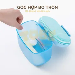 Hộp đựng sữa bột 2 lớp ToBé Adkins MS 3101 - Thiết kế thông minh, bảo quản an toàn, dung tích 300g, nắp chống ẩm cho bé yêu
