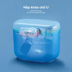 Hộp đựng sữa bột 2 lớp ToBé Adkins MS 3101 - Thiết kế thông minh, bảo quản an toàn, dung tích 300g, nắp chống ẩm cho bé yêu
