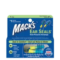 Hộp Trọn Bộ Du Lịch Mack's - Bịt Tai Chống Ồn, Bịt Mắt Ngủ, Gối Hơi Tiện Dụng Cho Chuyến Đi Bay và Bơi Lội