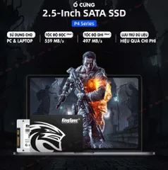 Ổ cứng SSD KingSpec P4 120GB/240GB SATA 2.5