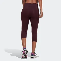 Quần Legging Chạy Bộ Nữ Adidas 3/4 Own The Run HM1128 - Mẫu Đỏ Thể Thao Ôm Vừa Vặn, Thấm Hút Mồ Hôi, Thoải Mái Vận Động