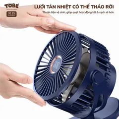 Quạt Tích Điện Mini ToBé MS 9115 - Giải Pháp Đối Phó Nắng Nóng, Dung Lượng Pin 10.000mAh, Thiết Kế Gọn Nhẹ Cho Mọi Không Gian