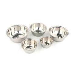 Set 5 Tô Trộn Bột Inox Cao Cấp Nhật Bản DT-5, Bát Đo Kích Thước Khác Nhau, Dùng Đánh Trứng, Trộn Bột, Làm Bếp Tiện Dụng