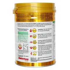 Sữa Bột Dinh Dưỡng DiabetCare Gold 900g - Hỗ Trợ Cung Cấp Dinh Dưỡng Cho Người Tiểu Đường, Chỉ Số Đường Huyết Thấp 31.5