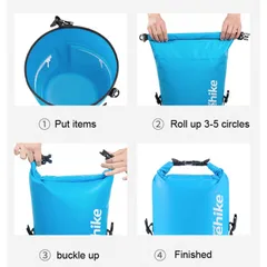 Túi Chống Nước Có Quai Đeo Naturehike FS15M010 - Túi Du Lịch Đa Chức Năng, Bảo Vệ Đồ Đạc Khi Đi Biển, Dung Tích 15L/25L