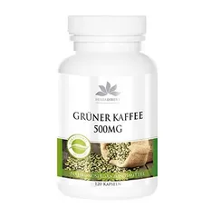 Viên Uống Herba Direkt Gruner Kaffee 500mg Hỗ Trợ Giảm Cân - Chiết Xuất Cà Phê Xanh Tăng Cường Chuyển Hóa, Đốt Cháy Mỡ Thừa