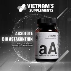 Viên Uống Làm Đẹp Da Absolute Bio Astaxanthin - Hỗ Trợ Giảm Mụn, Trẻ Hóa Da, Vitamin E Cho Làn Da Khỏe Mạnh