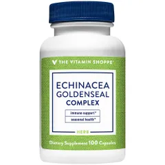 Viên uống Echinacea Goldenseal Complex The Vitamin Shoppe - Hỗ trợ tăng đề kháng, giảm cảm cúm, bảo vệ sức khỏe đổi thời tiết