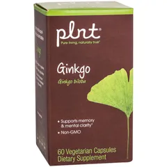 Viên Uống Hoạt Huyết Dưỡng Não PLNT Ginkgo - Tăng Cường Tuần Hoàn Máu, Cải Thiện Trí Nhớ và Tập Trung, 60 Viên