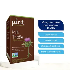 Viên uống PLNT Milk Thistle - Tăng cường chức năng gan, chống oxy hóa, giải độc gan, hỗ trợ sức khỏe gan hữu hiệu