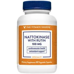 (Hàng nhập khẩu) Viên uống The Vitamin Shoppe Nattokinase With Rutin 100mg của Mỹ
