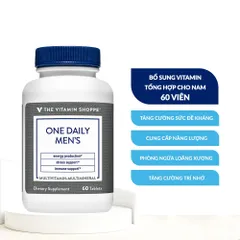 Viên Uống Vitamin Tổng Hợp Cho Nam Trên 50 Tuổi The Vitamin Shoppe One Daily Men’s 50+ - Tăng Cường Sức Khỏe, Năng Lượng, Đề Kháng