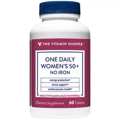 Viên uống vitamin tổng hợp The Vitamin Shoppe One Daily cho phụ nữ 50+ không chứa sắt - Hỗ trợ sức khỏe vượt trội cho nữ giới trưởng thành