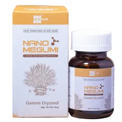 Viên uống OIC New Nano Megumi 550mg - Hỗ trợ ổn định đường huyết, phòng ngừa biến chứng tiểu đường, lọ 60 viên