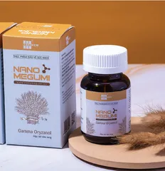 Viên uống OIC New Nano Megumi 550mg - Hỗ trợ ổn định đường huyết, phòng ngừa biến chứng tiểu đường, lọ 60 viên