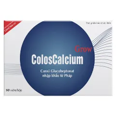 Viên uống canxi hữu cơ Coloscalcium Grow 90 viên - Bổ sung Canxi D3 K2 cho trẻ em và phụ nữ mang thai, hỗ trợ phát triển xương khỏe mạnh