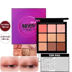Bảng phấn Merzy Bite The Beat - Đa Năng Chuyên Dùng Phấn Mắt, Phấn Má, Tạo Khối, Màu Sắc Hài Hòa, Tiết Kiệm Thời Gian Trang Điểm