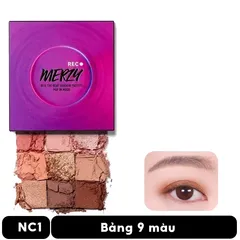 Bảng phấn Merzy Bite The Beat - Đa Năng Chuyên Dùng Phấn Mắt, Phấn Má, Tạo Khối, Màu Sắc Hài Hòa, Tiết Kiệm Thời Gian Trang Điểm