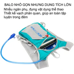 Balo Thể Thao NEW THE WAY 2052 - Balo Đa Năng Chạy Bộ, Leo Núi, Cắm Trại - Chất Liệu Cao Cấp, Thiết Kế Thoải Mái, Dung Tích 10L